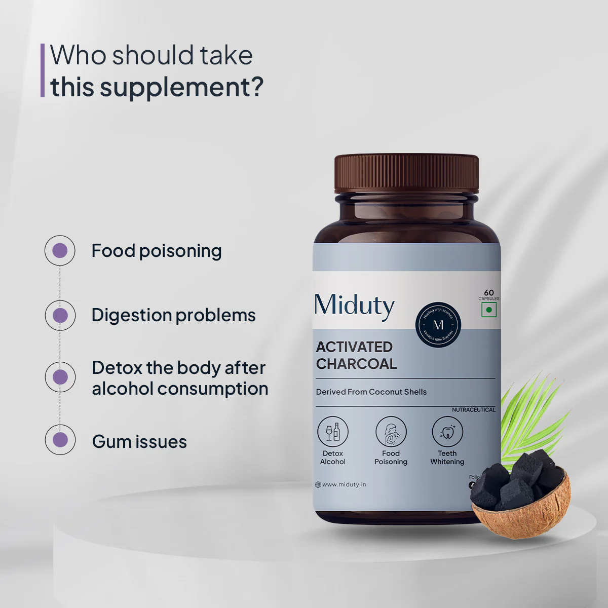 Activated Coconut Charcoal - Image 2