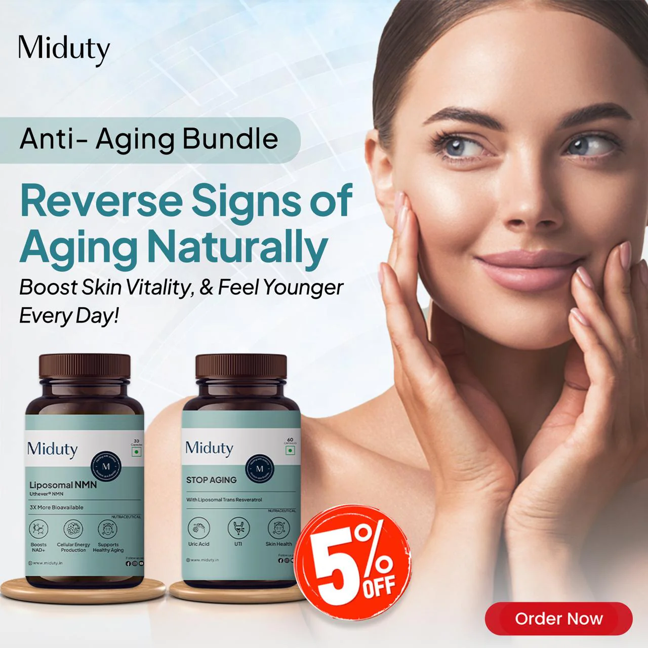 Anti-Aging Bundle | Stop Aging | NMN