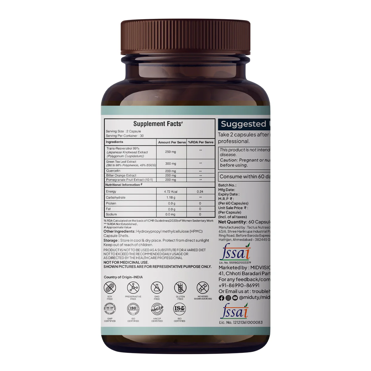 Trans-Resveratrol 99% - Image 5