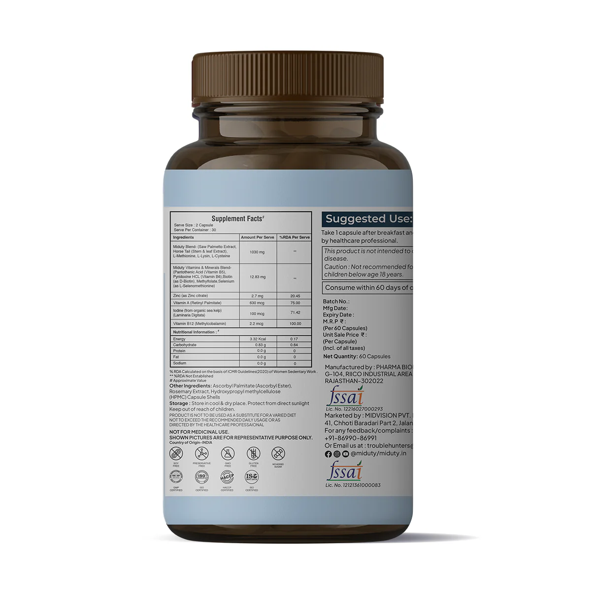 Anti-Hair Fall Supplement Bundle | For Healthier, Thicker, & Stronger Hair - Image 17