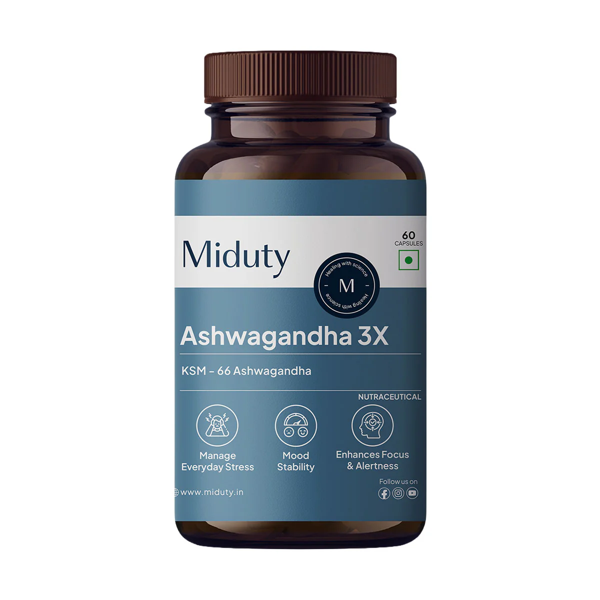 KSM - 66 Ashwagandha | Stress, Mood & Stamina Booster Supplement - Image 6