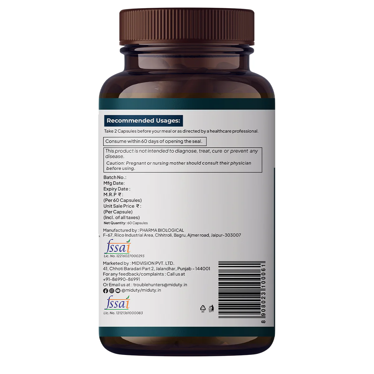 Berberine HCL 98% - Image 10