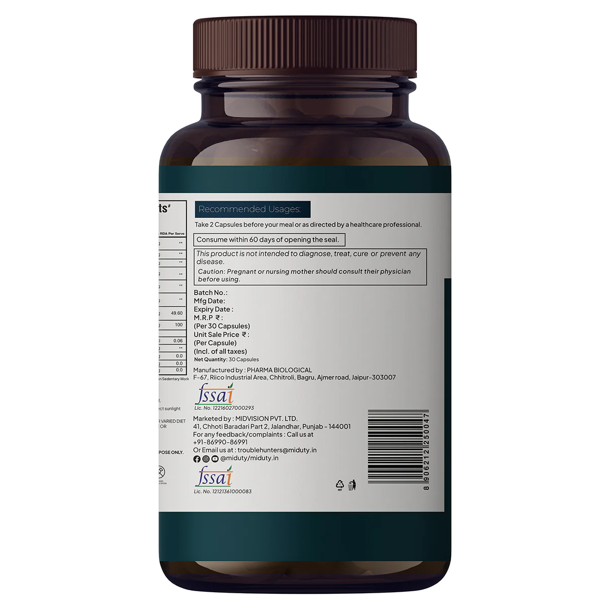 Berberine HCL 98% - Image 20