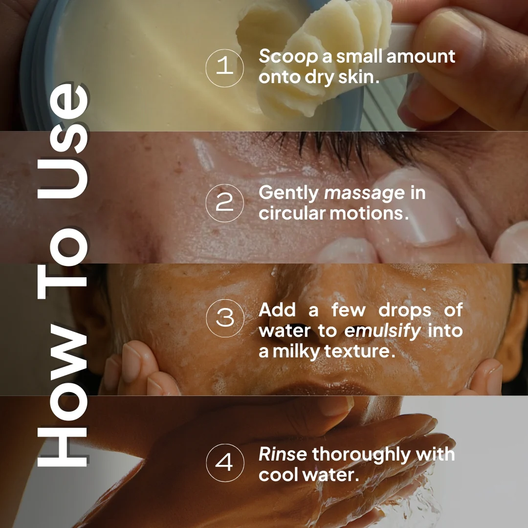 Royal Jelly Cleansing Balm | Gentle Cleanser for Morning & Evening | Melts Makeup & Impurities for Deep Pore Cleansing - Image 8