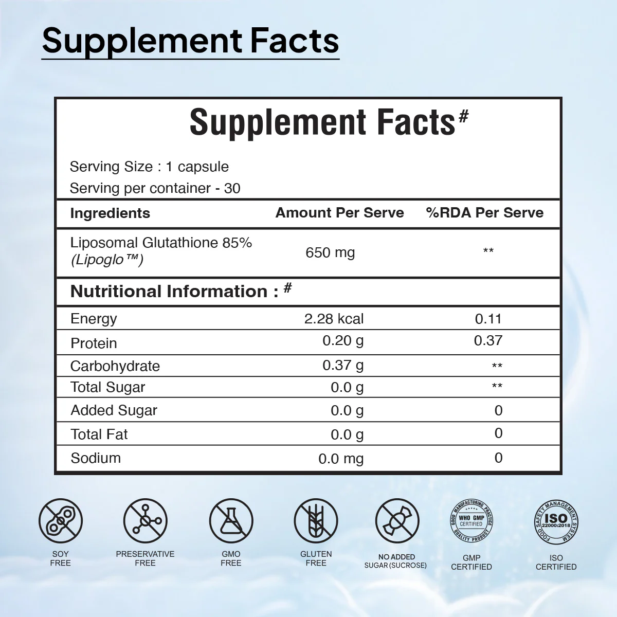 Liposomal Glutathione 85% - Image 12