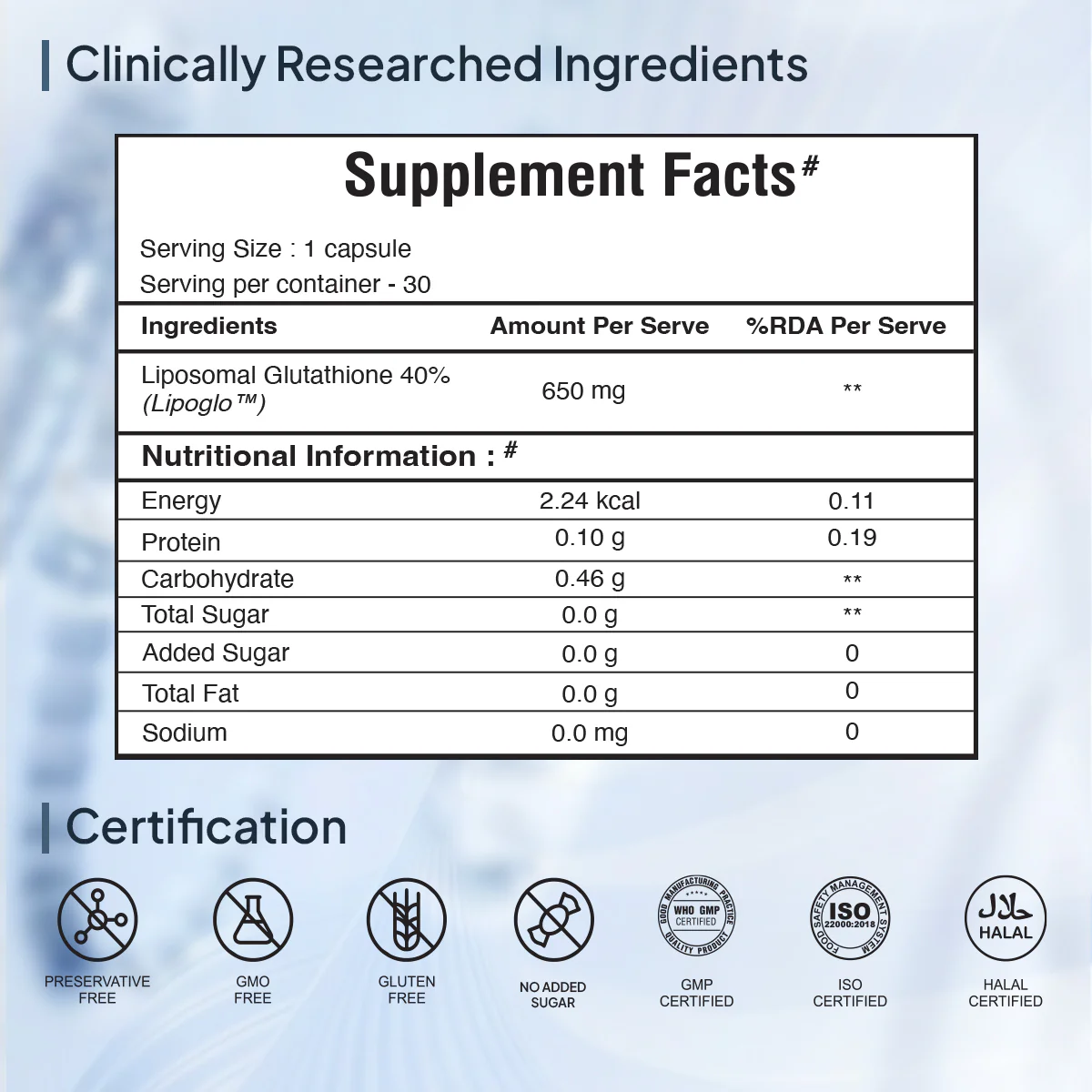 Liposomal Glutathione 40% - Image 8