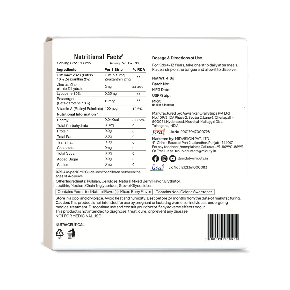Kids Eye Bright Jr. (Formerly Vision Improvement Strips) - Image 8