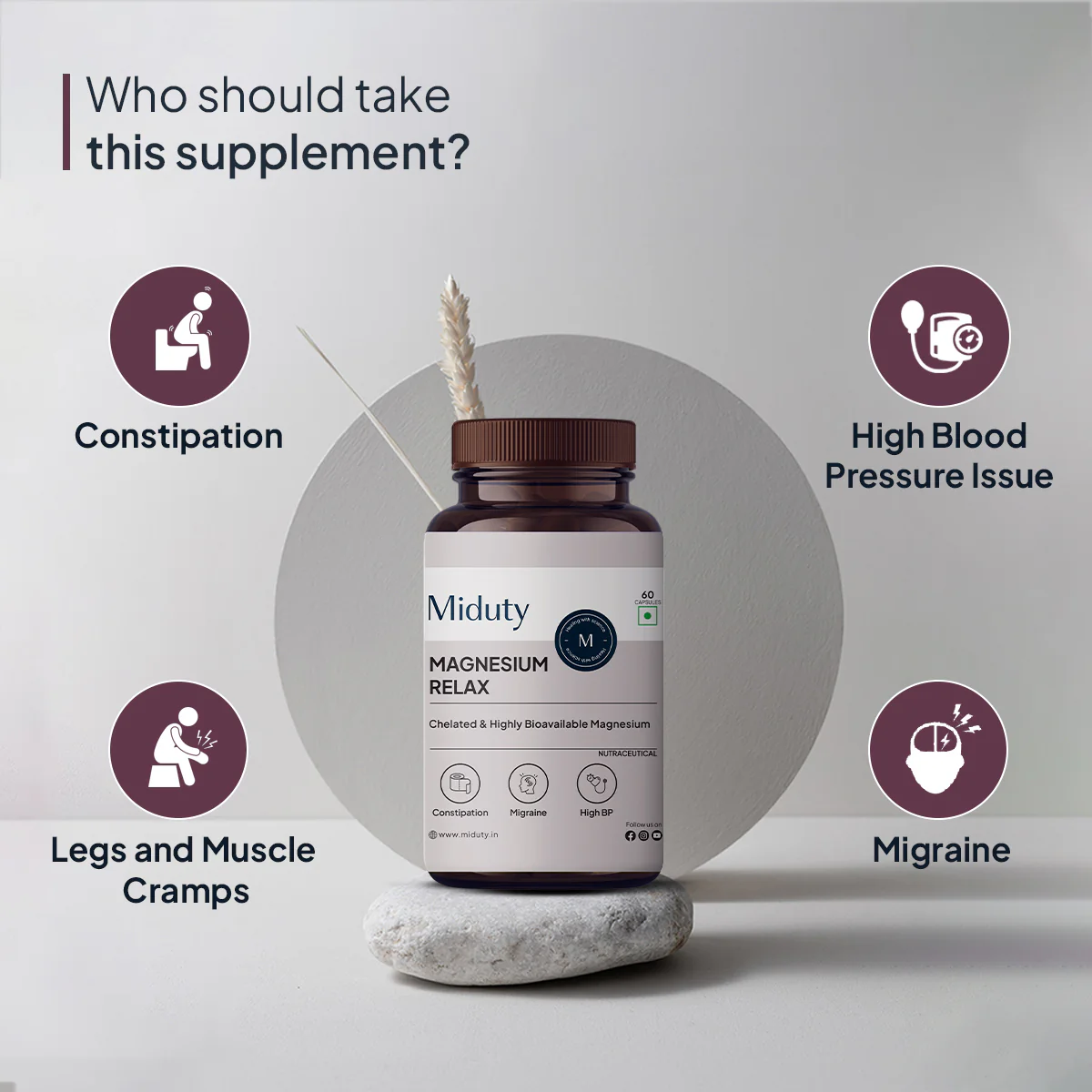 Magnesium Relax | Magnesium Oxide, Magnesium Bisglycinate & Vitamin B6 - Image 2