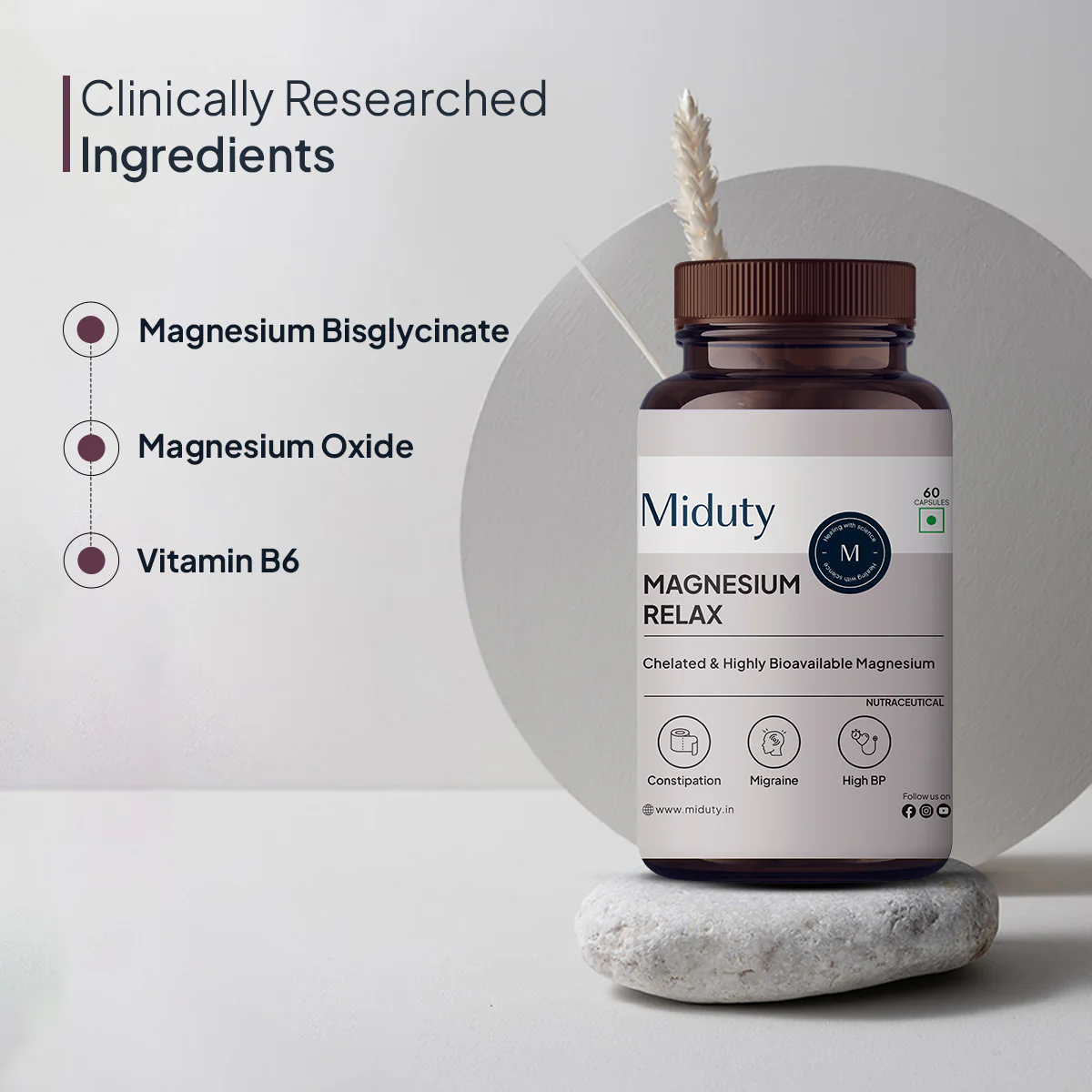 Magnesium Relax | Magnesium Oxide, Magnesium Bisglycinate & Vitamin B6 - Image 4