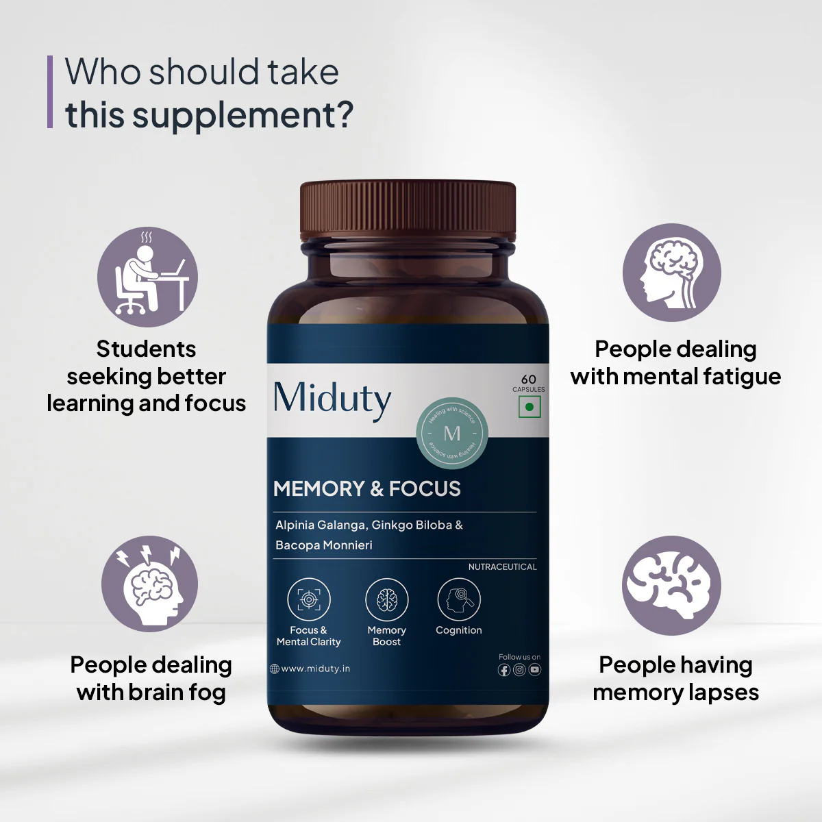 Memory & Focus | Caffeine-Free Formula For Extreme Alertness - Image 2