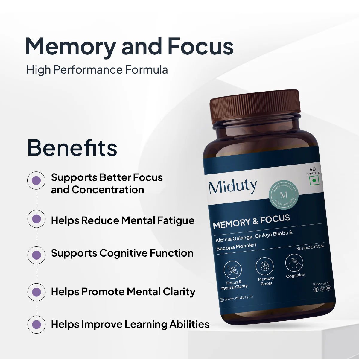 Memory & Focus | Caffeine-Free Formula For Extreme Alertness - Image 3