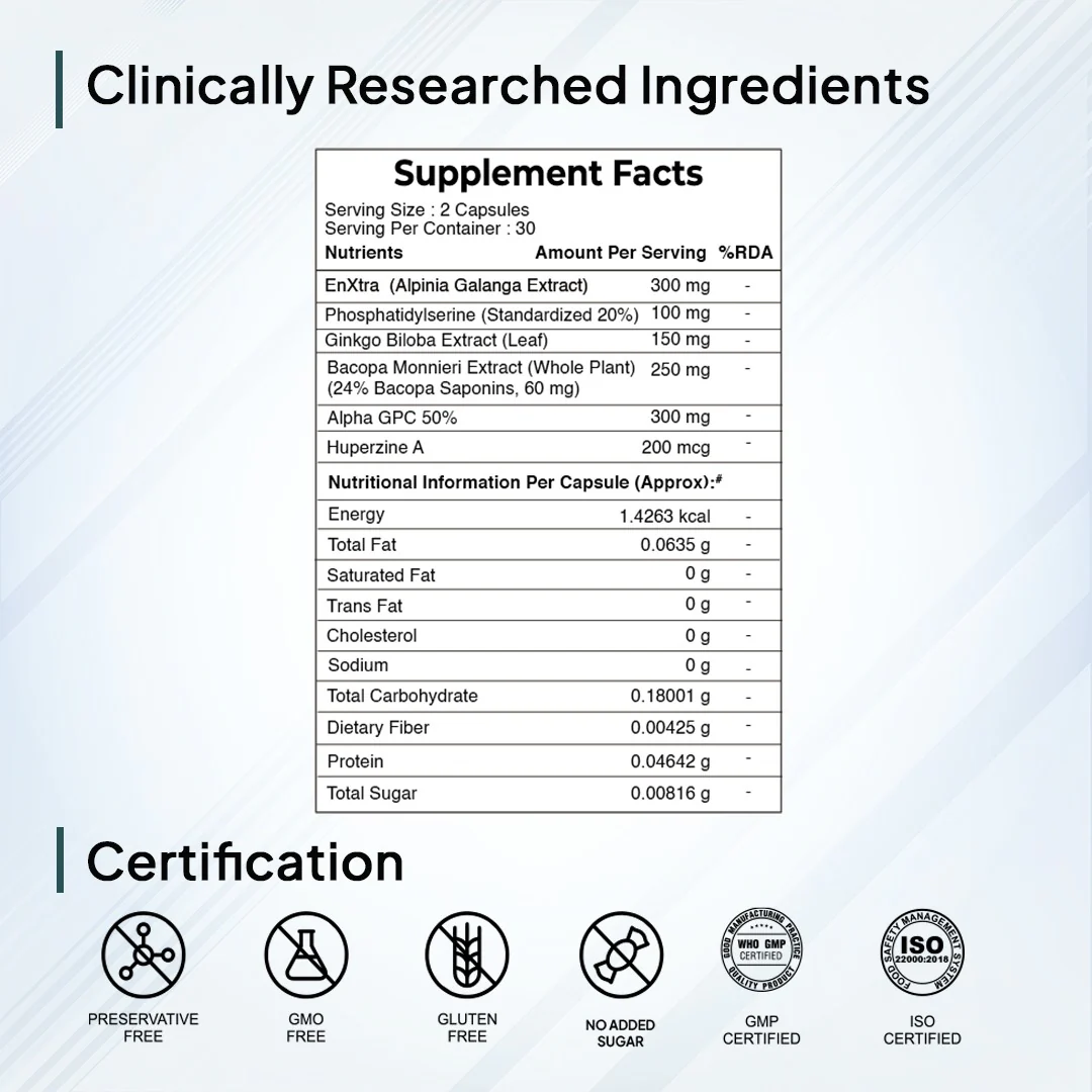 Memory & Focus | Caffeine-Free Formula For Extreme Alertness - Image 5