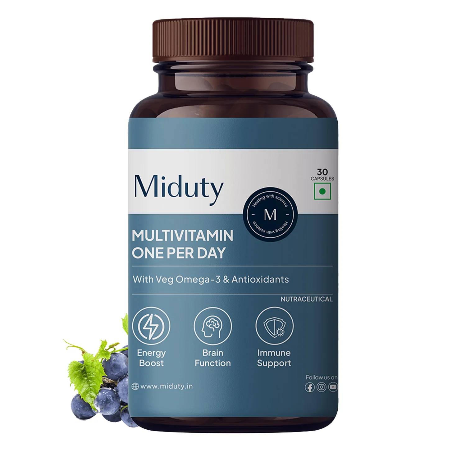 Multivitamin One A Day | Multimineral Capsules With Omega 3 | For Men & Women - Image 7
