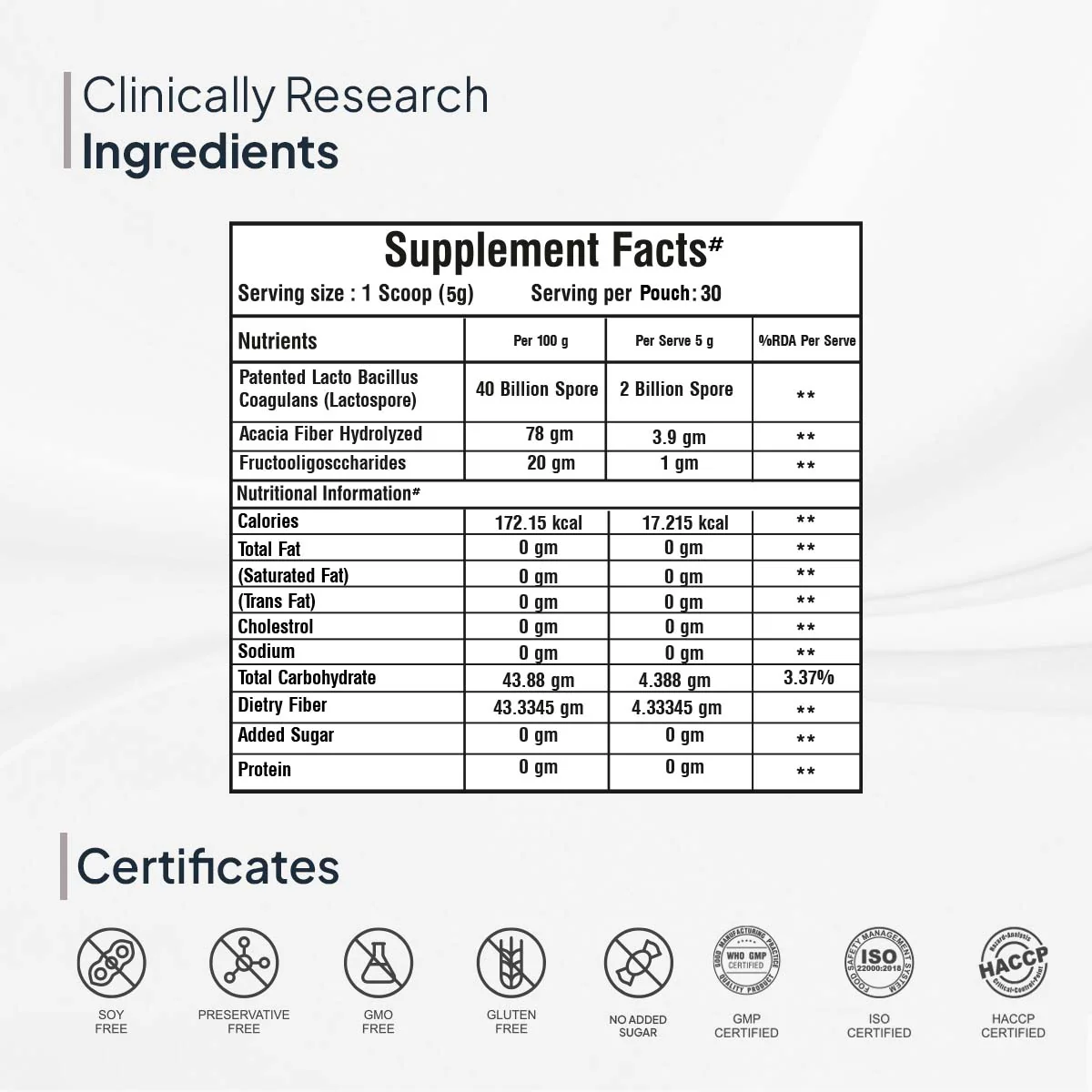 Probiotics and Prebiotics Fiber Powder - Image 5