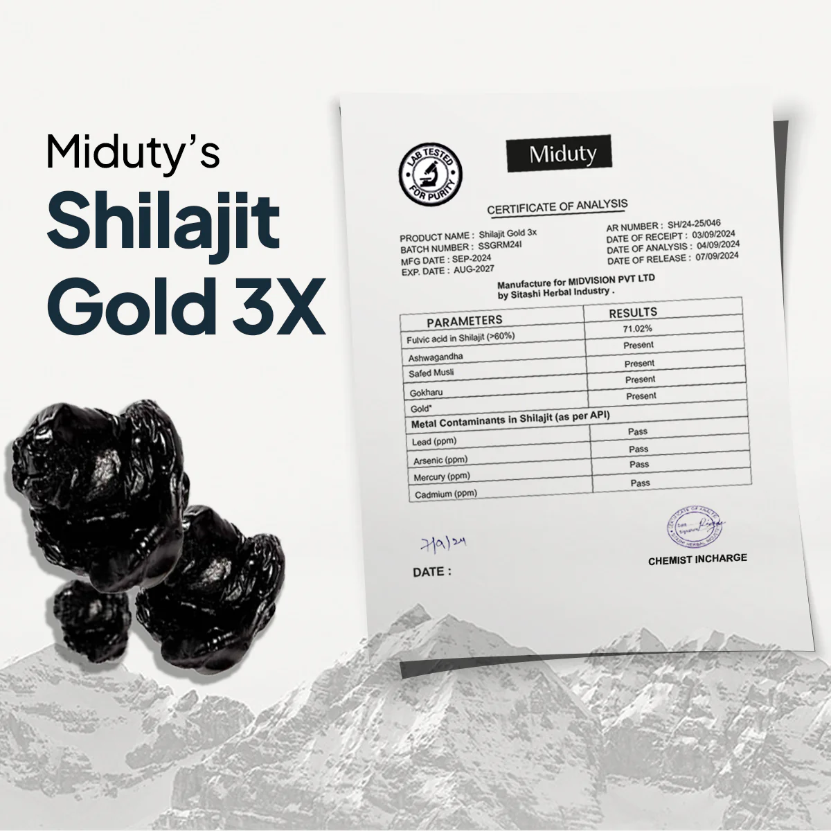 Shilajit Gold 3X - For Men | Testosterone Booster - Image 5