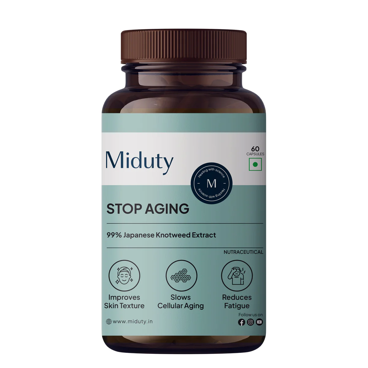 Stop Aging | Trans-Resveratrol 99% | Antioxidant Supplement for Skin - Image 6