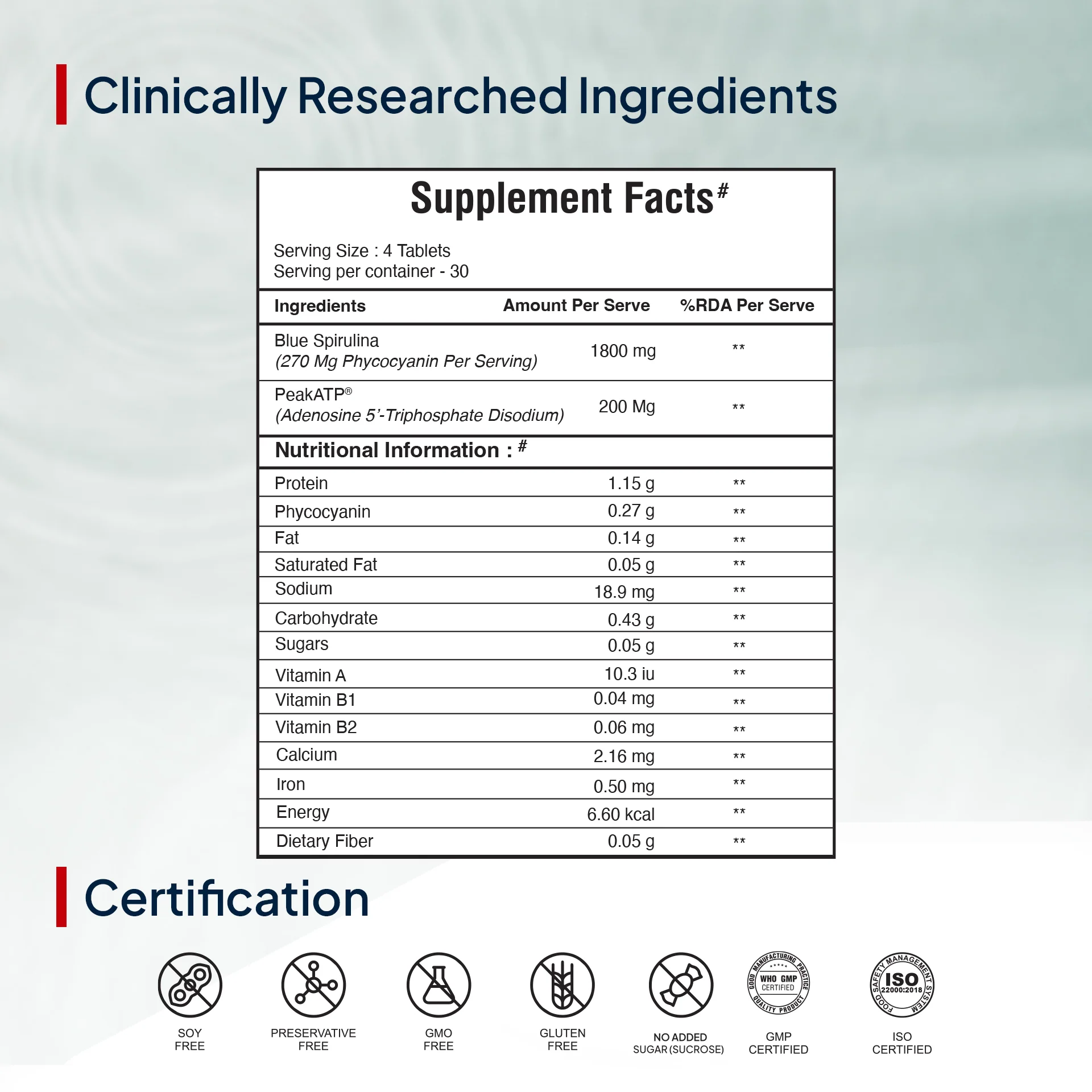 Blue Spirulina + PeakATP® - Image 10