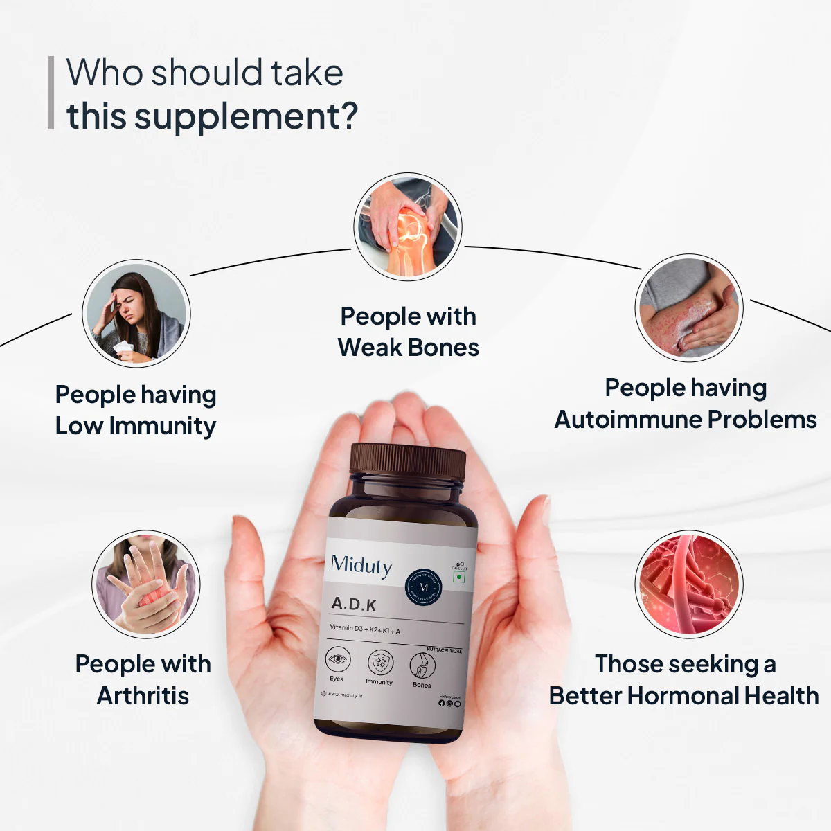 Vitamin ADK | 5000 IU | Vitamin A, K1, K2 & D3 Capsules - Image 11