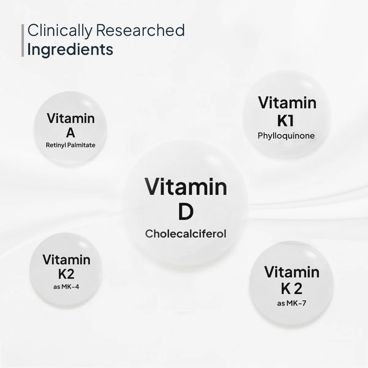 Vitamin ADK | 5000 IU | Vitamin A, K1, K2 & D3 Capsules - Image 4