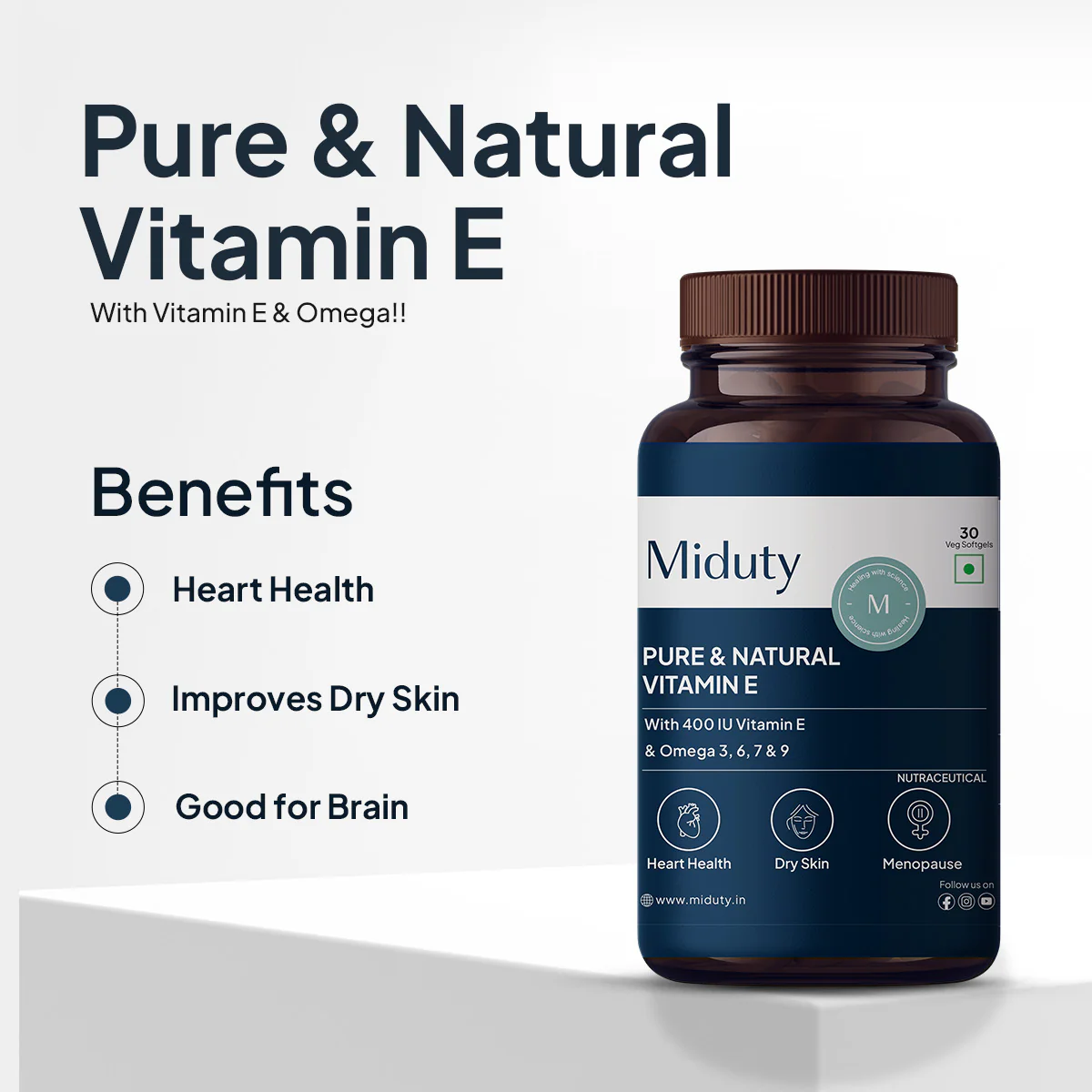 Vitamin E Capsules | Sea Buckthorn Berry Oil | Pure Natural - Image 3