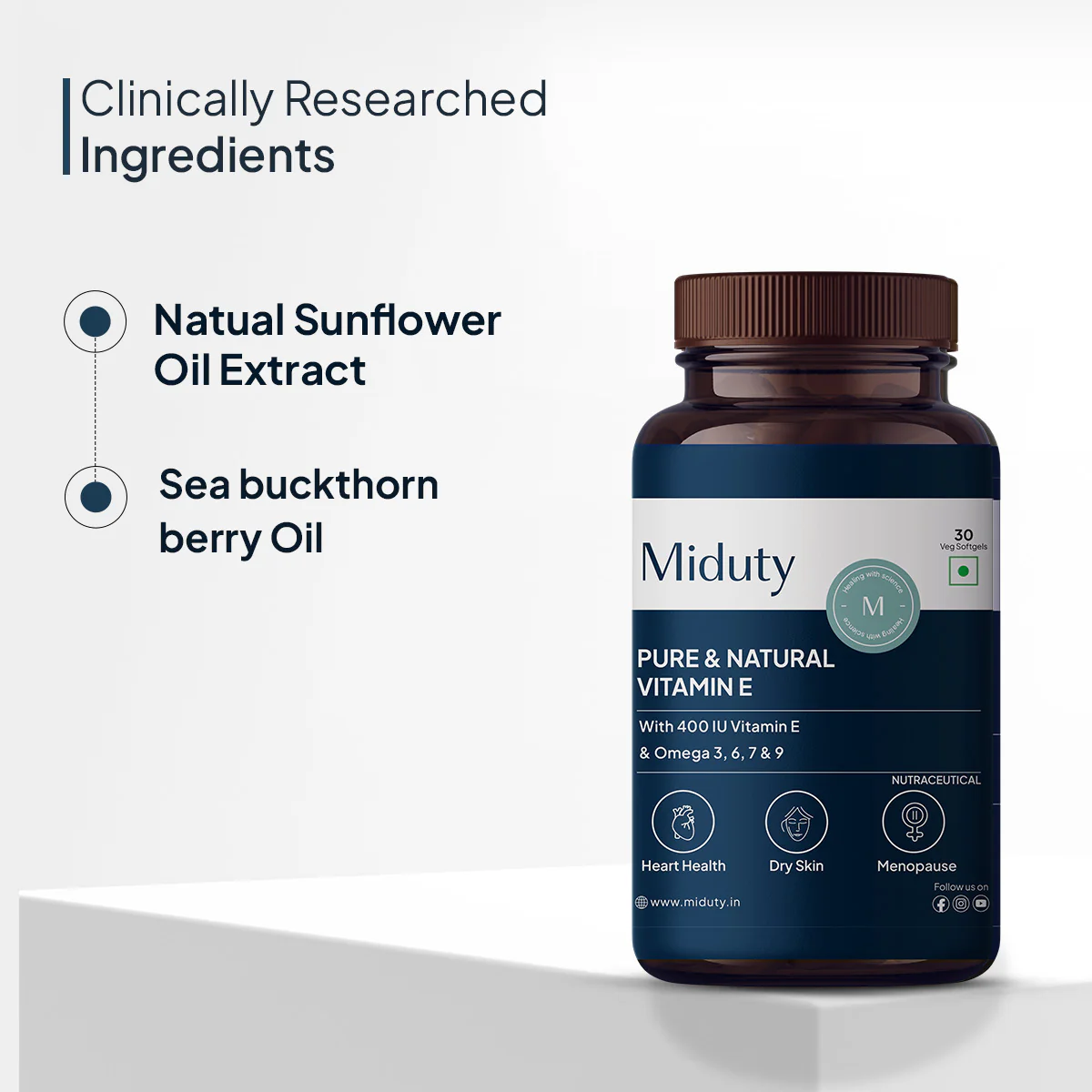 Vitamin E Capsules | Sea Buckthorn Berry Oil | Pure Natural - Image 4