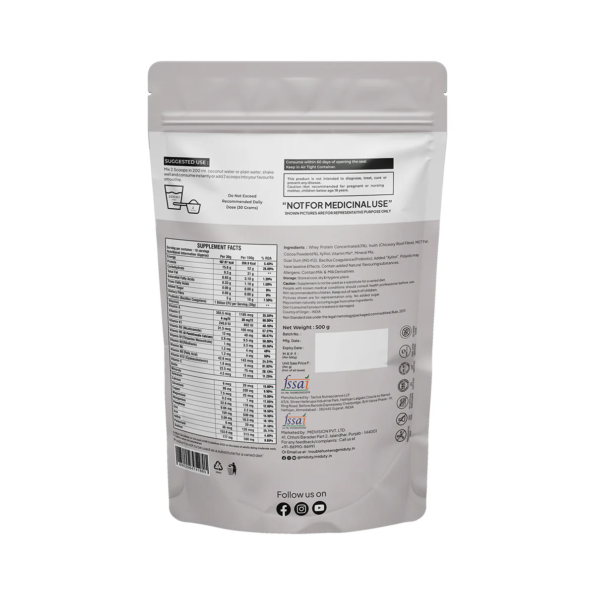 Fit & Lean Protein Shake | Whey Protein Powder - Image 14
