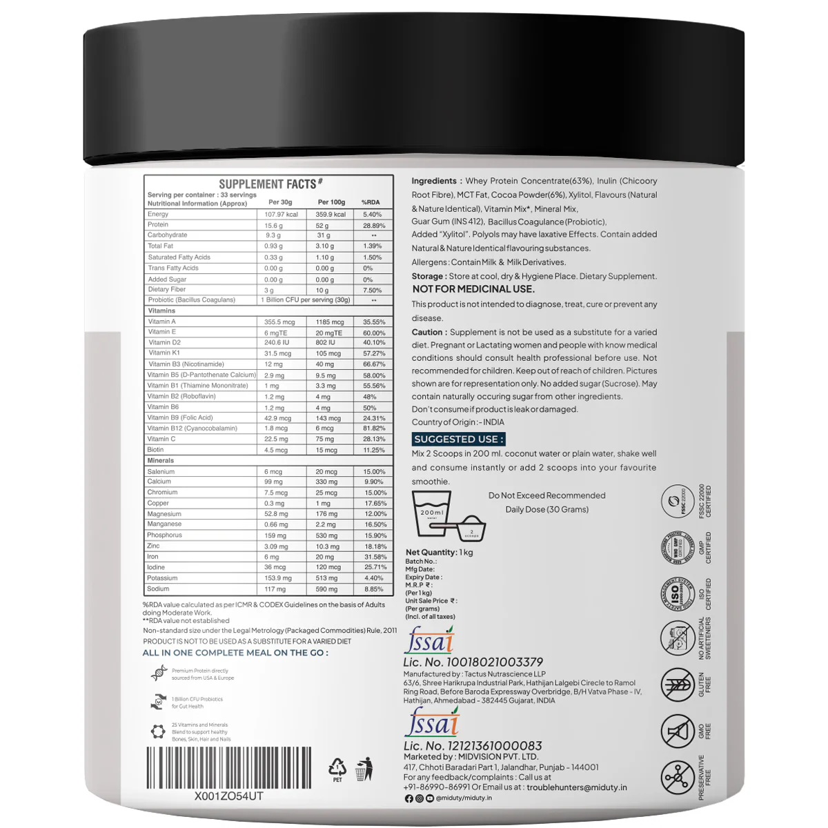 Fit & Lean Protein Shake | Whey Protein Powder - Image 7